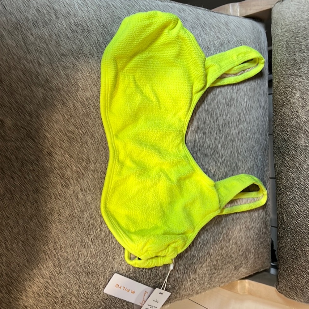 Pilyq Pineapple Reef Ring Side Halter top and matching reef full bottoms
